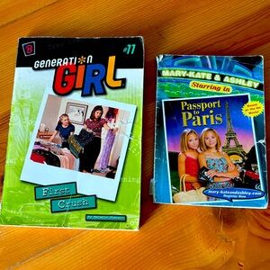Generation Girl & Mary-Kate & Ashley nostalgic books from y2k